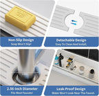 Stone Faucet Mat for Kitchen Sink, Water Absorbing Sink Water Splash Guard - Image 8