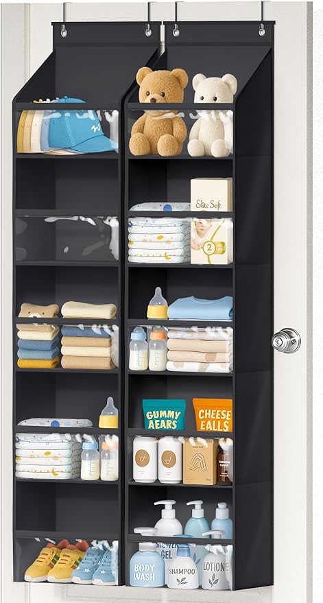 AOODA 2 Pack Over the Door Organizer, Large Capacity Closet Door Hanging by AOODA