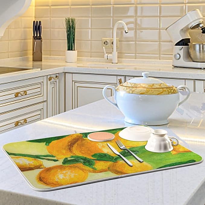 Absorbent Dish Drying Mat for Kitchen Counter - Image 6