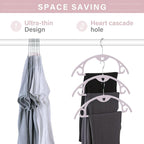 IEOKE Velvet Hangers 50 Pack: Felt Clothes Hangers Heavy Duty Shirt Sweater - Image 5
