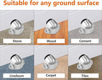1.3 Inch / 33mm Heavy Duty Floor Door Stopper, Floor Mount Door Stop - Image 5