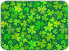 Qilmy St. Patrick's Day Shamrock Dish Drying Mat Water Absorption Tableware by Qilmy