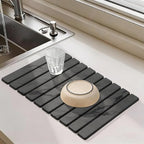 Large Stone Dish Drying Mat for Kitchen Counter, Quick Dry Stone Dishes Mats - Image 2