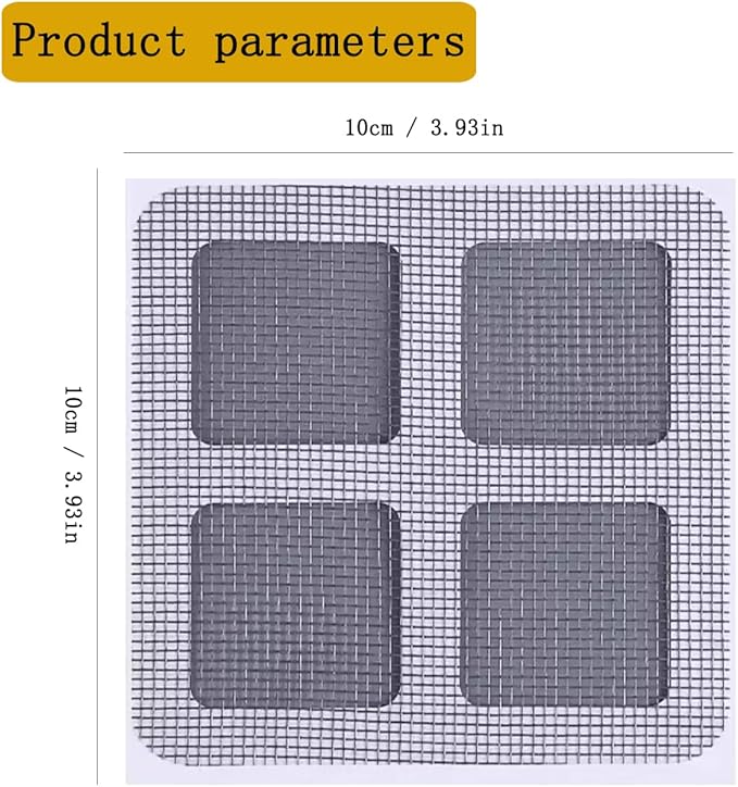 Disposable Shower Drain Hair Catcher Stickers, 90 Pack, 3.94x3.94 inch Mesh - Image 7