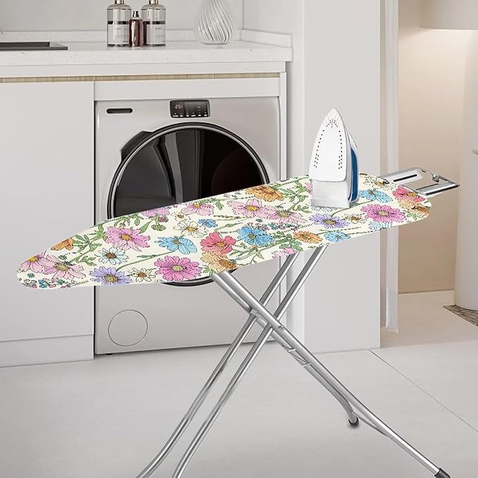 Colorful Floral Ironing Board Cover and Pad Standard Size 15x54 Padded Ironing - Image 2