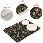 Mushroom Fern Leaves Berry Dish Drying Mat - Image 4