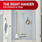 Command Broom Grippers, 3 Hangers and 6 Strips, Damage-Free Mop and Broom - Image 7