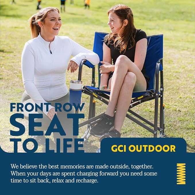 GCI Outdoor Freestyle Rocker XL Portable Folding Rocking Chair and Outdoor Camping Chair - Image 6