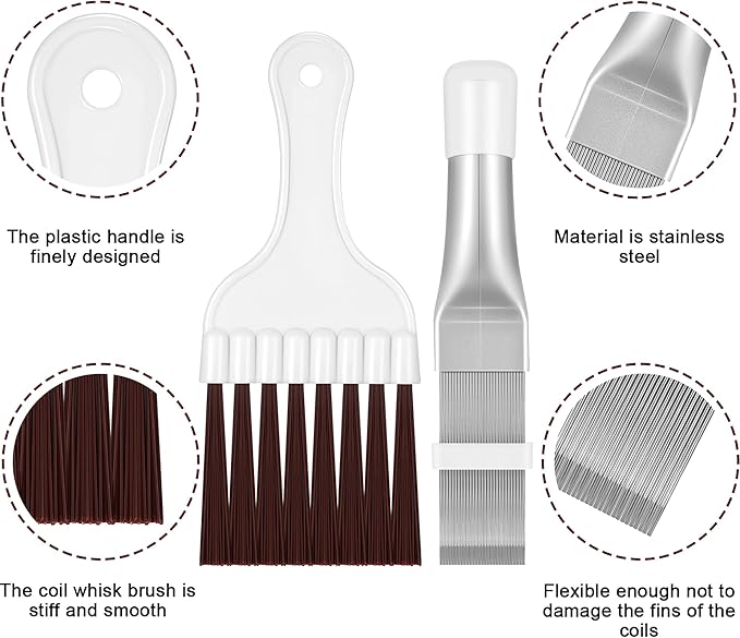 Boao Air Conditioner Condenser Fin Comb, Fin Cleaning Brush Air Conditioner - Image 5