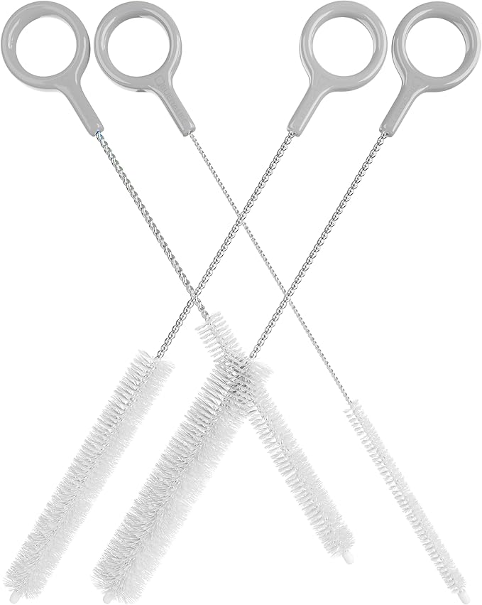 Heavy Duty Cleaning Brushes Set of 4 by Buenalife