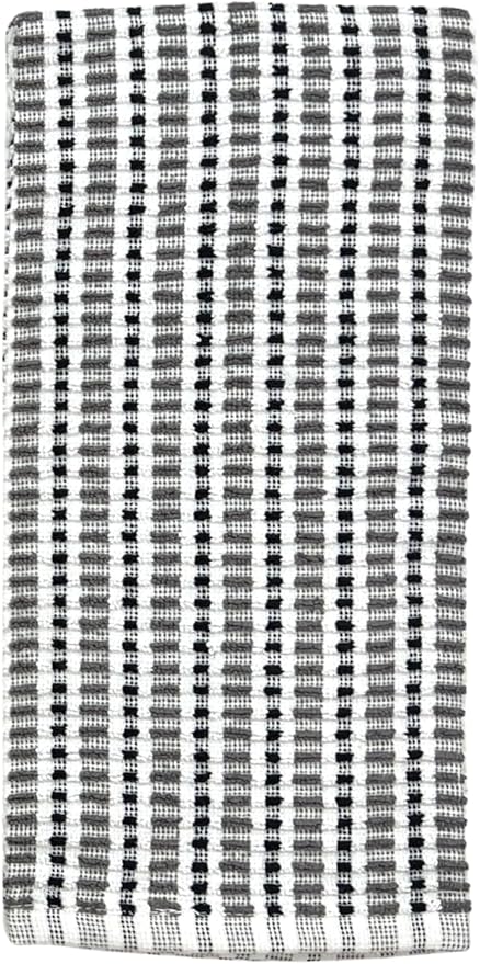 Thanksgiving Kitchen Towels- Set of 3 100% Cotton Solid Dark Gray and - Image 6