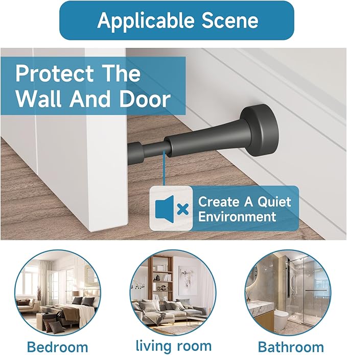 Spring Door Stoppers for Wall - Image 6