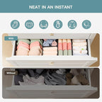 Criusia Drawer Organizer Clothes, 10 Pack Dresser Organizer - Image 3