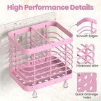 Luxspire Toothbrush Holders for Bathroom, Stainless Steel Electric Toothbrush - Image 5