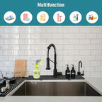 30 Inch Longer Faucet Mat for Kitchen Sink, Silicone Sink Faucet Mat Splash - Image 3