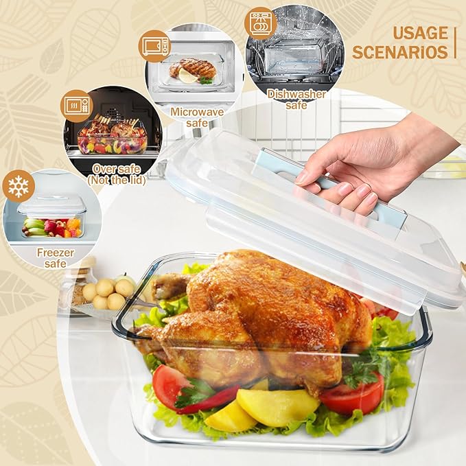 200oz Large Glass Storage Containers - Image 6
