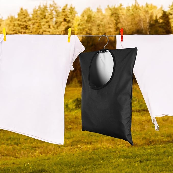 2 Pcs Clothes Pin Hanging Bag - Image 6