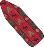 Nuxovilar Ironing Board Covers Winter Moose and Tree Pattern Polyester 15x54 by Nuxovilar