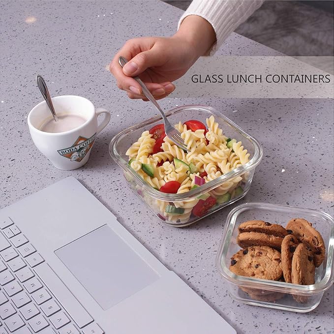 18 Piece Glass Food Storage Containers - Image 7