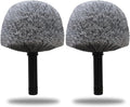 2 Pack Grey Twist-On Cobweb Duster Head Brush by Providequalityproducts