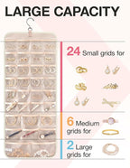 BAGSMART Hanging Jewelry Organizer Storage Roll - Image 3