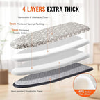 VEVOR Ironing Board with Large 43 x 13 Ironing Surface, Thickened 4 Layers Iron - Image 3