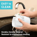 Ceramic Sponge Holder for Kitchen Sink – White Sink Caddy Organizer – Farmhouse - Image 6