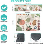 Dish Drying Mat for Kitchen Counter Matt, Super Absorbent Non-slip Rubber Backed - Image 2
