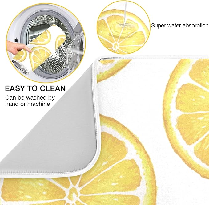 Absorbent Dish Drying Mat for Kitchen Counter - Image 2