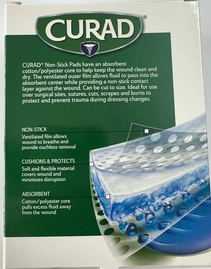 Curad Medium Non-Stick Pads - Image 2
