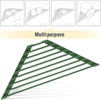 Tomorotec Compact Silicone-Coated Triangle Dish Drying Rack - Image 7