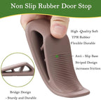 Fursafe&Q Rubber Door Stoppers for Bottom of Door, Door Stop Wedge - Image 5
