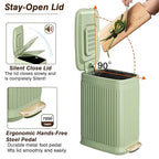 Slim Trash Can for Bathroom - Image 4