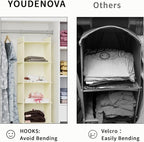 YOUDENOVA Hanging Closet Organizer, 6-Shelf Closet Hanging Shelves - Image 7