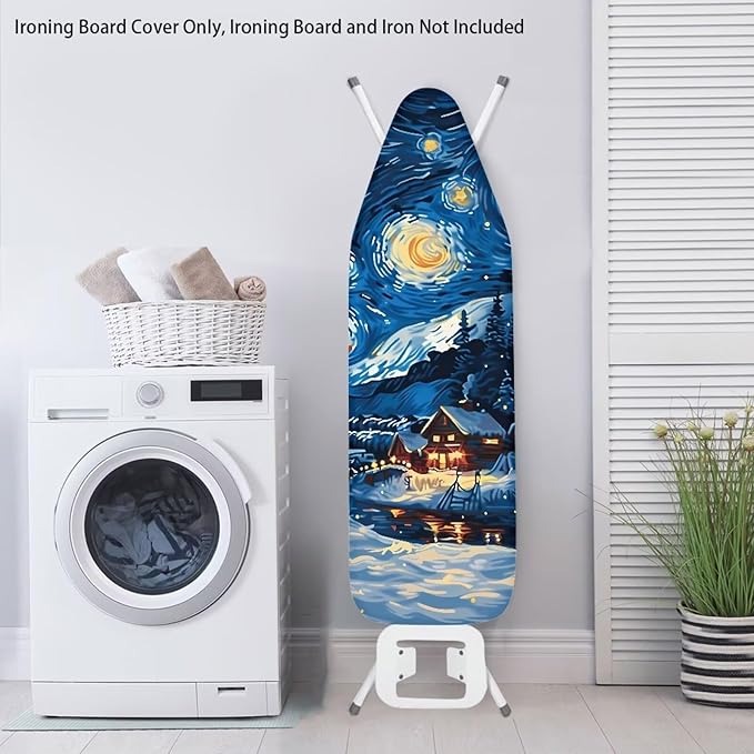Starry Sky Design Ironing Board Cover and Pad Washable 15x54 Full Size Thick - Image 3