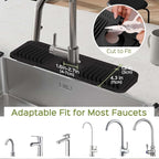 15 Inch Silicone Faucet Mat for Kitchen Sink Splash Guard – 2025 Upgraded - Image 5