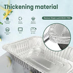 YLT WAX 9x13 Disposable Aluminum Foil Pans - Image 6