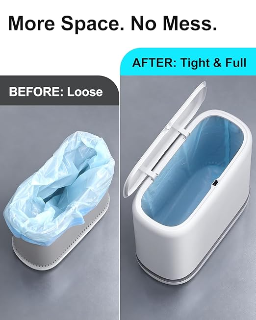 3 Gallon Slim Small Bathroom Trash Can - Image 5