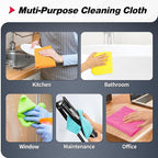 FIXSMITH Shop Towels, Microfiber Cleaning Cloth Bulk, 24 Pack Microfiber Towels - Image 5