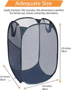 2 Pcs Durable Collapsible Laundry Baskets - Image 7