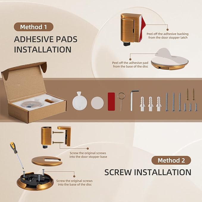 Windproof Door Stopper Indoor Heavy Duty Floor Door Stop Keep Door Open - Image 5