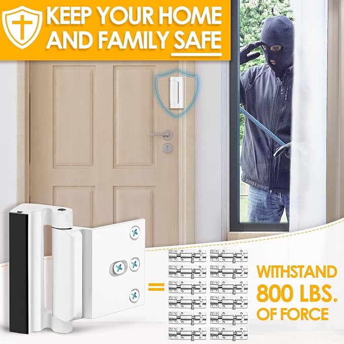 Home Security Door Lock Door Reinforcement Lock Door Locks - Image 3