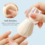 BQAN Nail Dust Brush Nail Art Dust Powder Remover Brush Nail Arts Dust Cleaner - Image 3