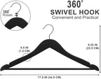 Utopia Home Premium Wooden Hangers 90 Pack - Image 2