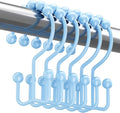 Titanker Shower Curtain Hooks, Rust Resistant Shower Curtain Rings by Titanker