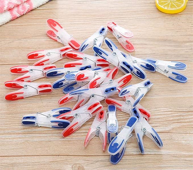 Strong Non-Slip Wide Open Plastic Clothes Clips - Image 8