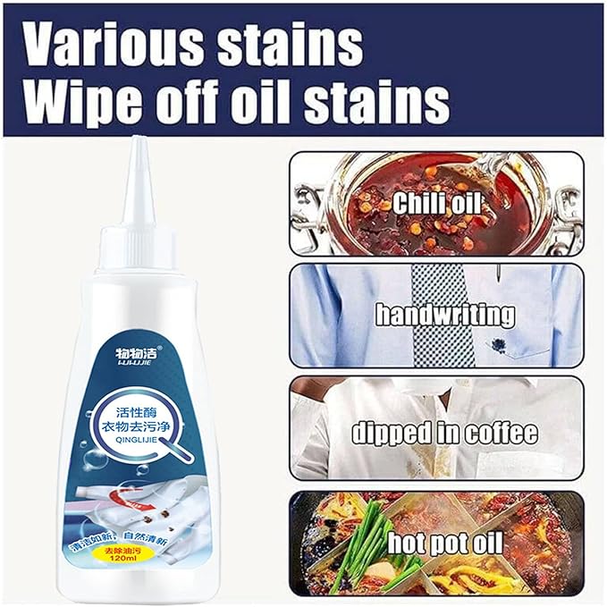 Active Enzyme Laundry Stain Remover, Active Enzyme Clothing Stain Remover - Image 7