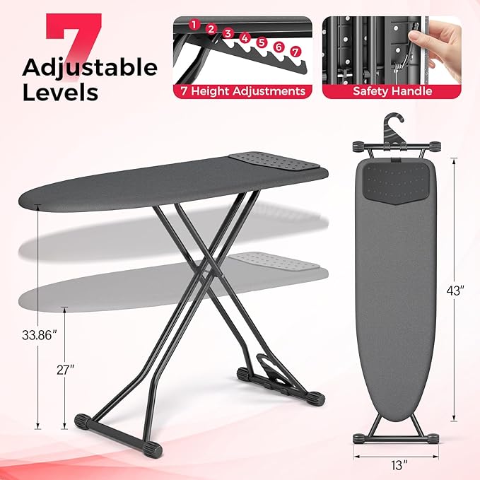 APEXCHASER Ironing Board, Compact Iron Board - Image 2