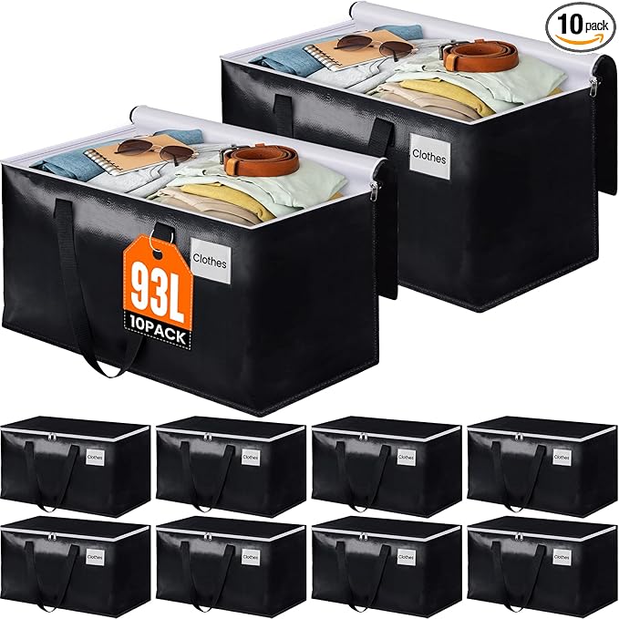 BlissTotes Moving Bags, Heavy Duty Moving Boxes by BlissTotes