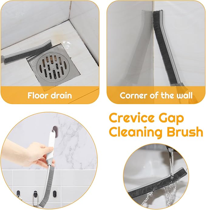 Cleaning Brush Grout Scrub Brush, Home Kitchen Bathroom Window Gap Cleaning - Image 4